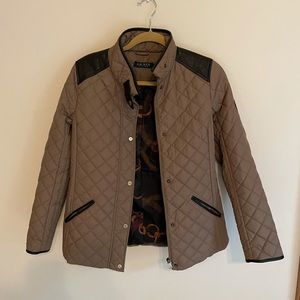 Vintage Ralph Lauren Puffer Jacket w/ Leather Pads